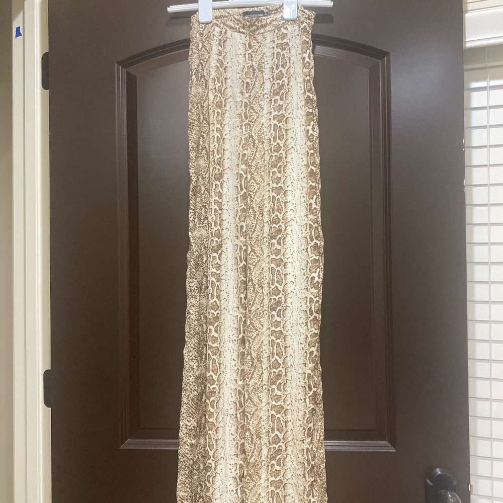 Brown snakeskin Pretty Little Things pants